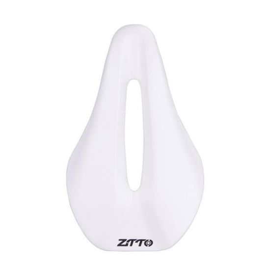 Selle De Vélo Large Confortable Sans Nez - Universelle Pour VTT, Vélo De Route - Homme Et Femme, Mousse, Noir - 10