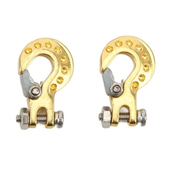 Diheohg Kit De 2 Crochets De Remorque En Métal Pour Voitures Télécommandées 1/10 – Axial SCX10, TRX4, D90