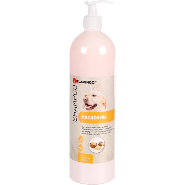 Shampoing 1L Macadamia pour chien - Flamingo Shampoing 1L Macadamia pour chien - Flamingo