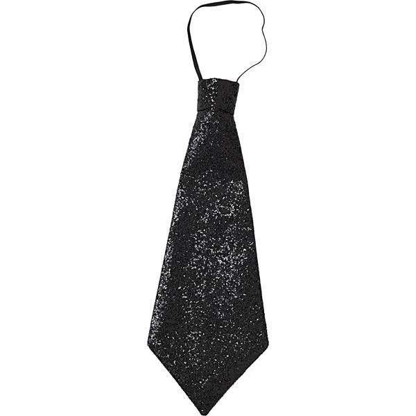 Cravatte Paillettes Noir