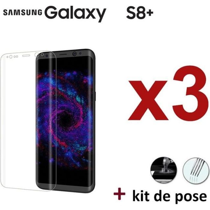 film protege ecran verre trempe samsung galaxy s8 plus