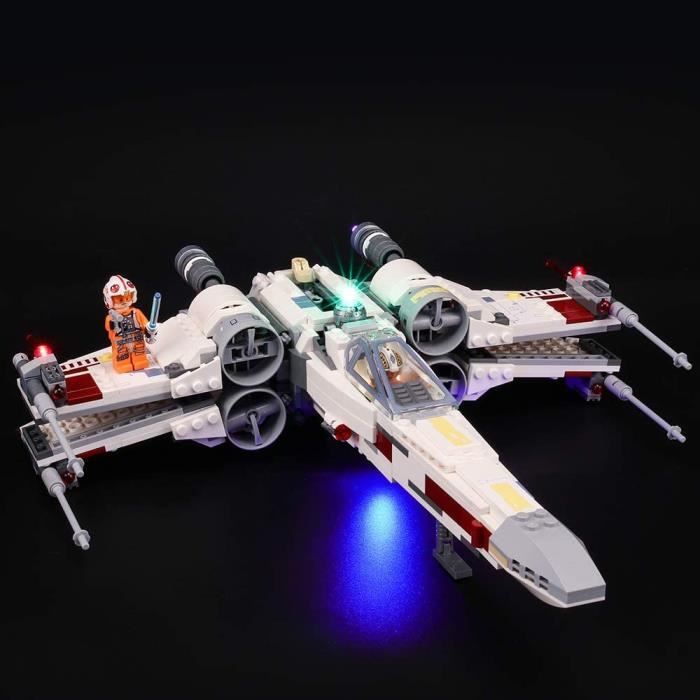 Jeux de construction BRIKSMAX Kit de LED pour Lego Star Wars Chasseur stellaire X-Wing Starfighter, Compatible avec la M 52734