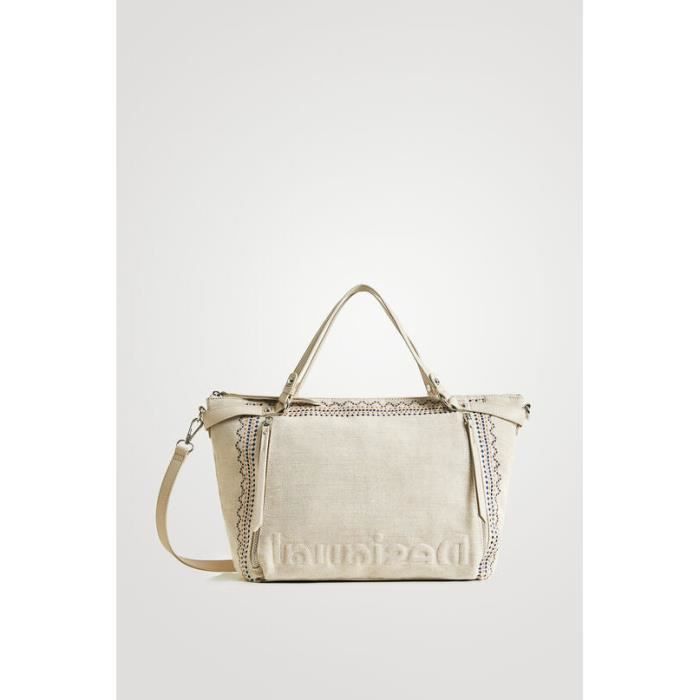 Sac A Main - DESIGUAL - Sac porté main / bandoulière porté croisé 22SAXA82 - couleur:Lin