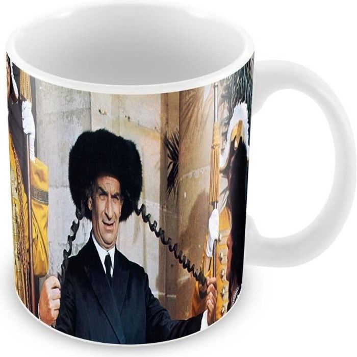 Mug rabbi jacob papillote peot louis de funes