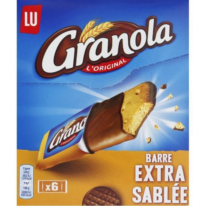 LU Granola Barres extra sablé - 168 g