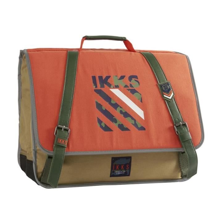 Cartable IKKS 41 cm -Army- - orange
