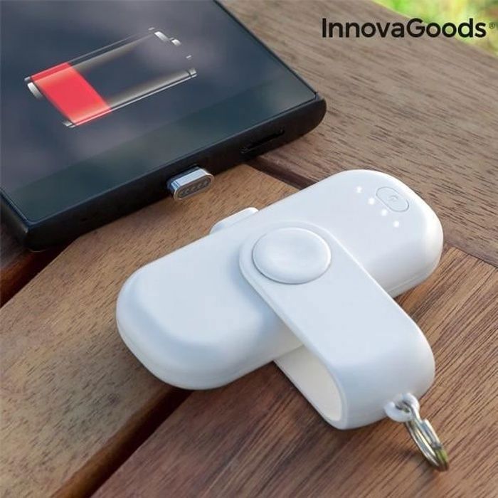 Power Bank Magnétique Universel InnovaGoods 1000 mAh