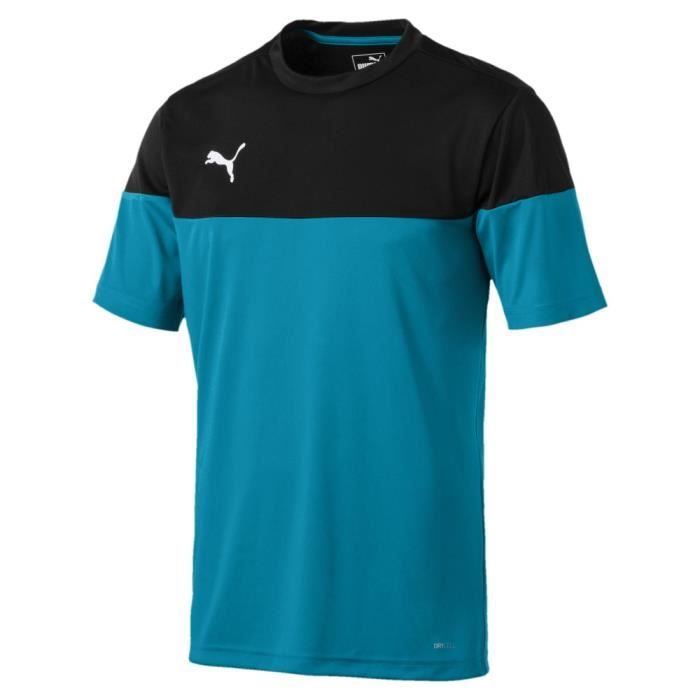 Maillot de sport Noir et Turquoise Homme Puma ftblPLAY