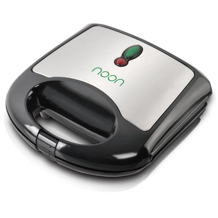 NOON - NSM007 - Sandwich Maker - Anti-adhésif - Noir