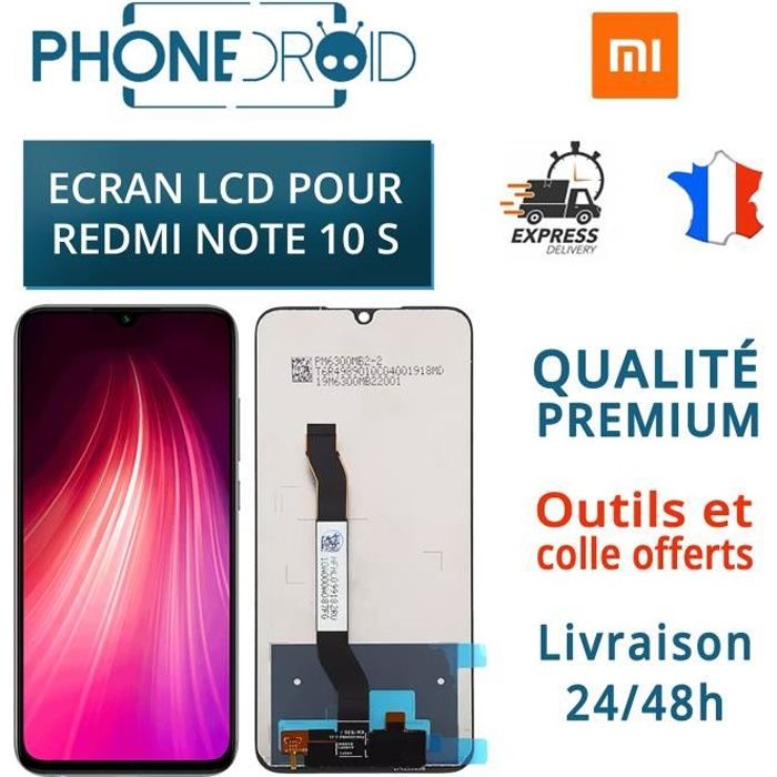 Écran complet OLED + Tactile Xiaomi Redmi Note 10(S) 4G, neuf, stock fr