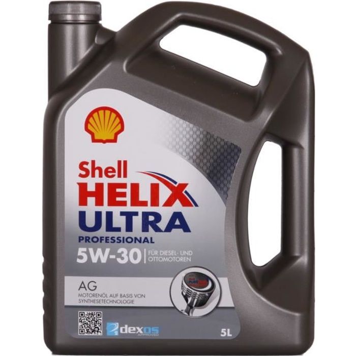 Huile moteur Shell Helix Ultra Professional AG 5W-30 5 Litres Jerrycans