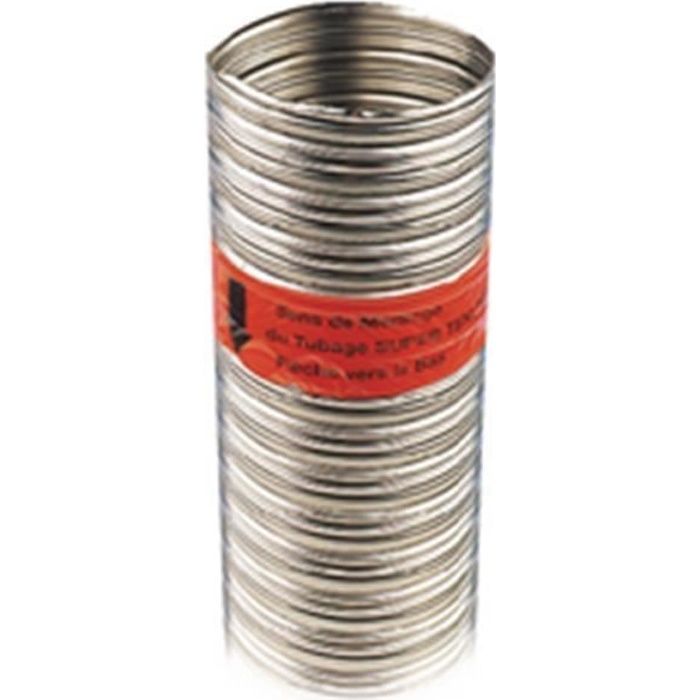 Ten Tuyau flexible double Inox-Intérieur Lisse SUPER TEN LISS Inox 904 L Inox 316 L diamètre : 140 146 Tous combustibles disponib...