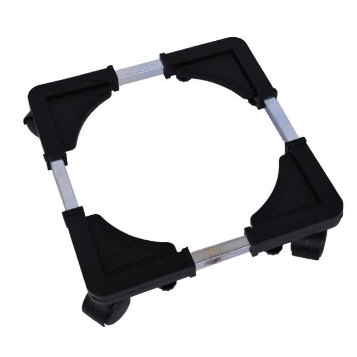 Socle Mobile multifonctionnel avec 4 roues réglables pour lave-linge réfrigérateur sèche-linge 32x32 cm