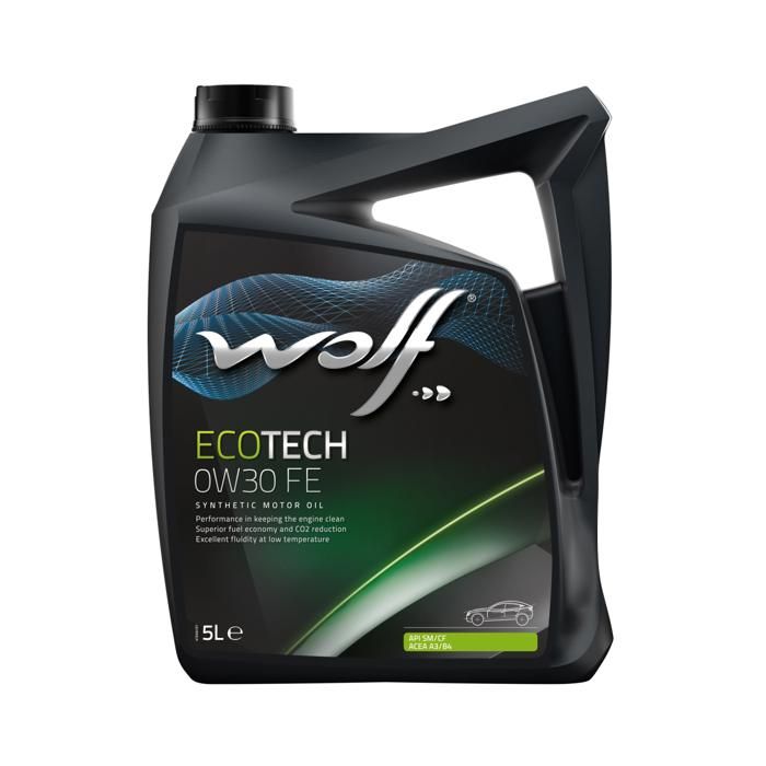 Bidon 5 litres d'huile 0W30 Wolf Ecotech FE 8309403