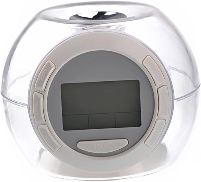 Horloge Salle De Bain Impermeable Blanche - Minuterie Douche Avec Corde - Horloge Numérique Suspendue Cuisine
