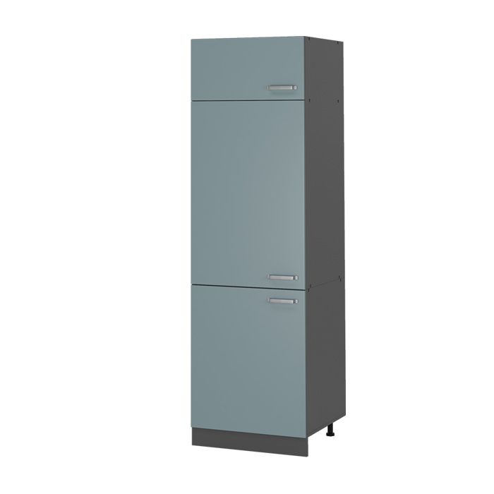 Armoire pour frigo R-Line 60cm Bleu-gris/Anthracite Vicco 41083