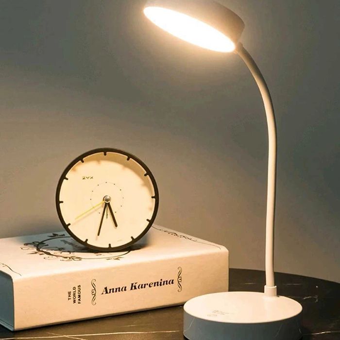 Lampe de bureau LED portable protection des yeux 3 modes de gradation pour chambre à coucher lampe de chevet