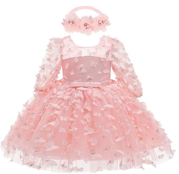 Bébé Fille Petite Robes Tutu Fleur Mariage Anniversaire Cake Smash