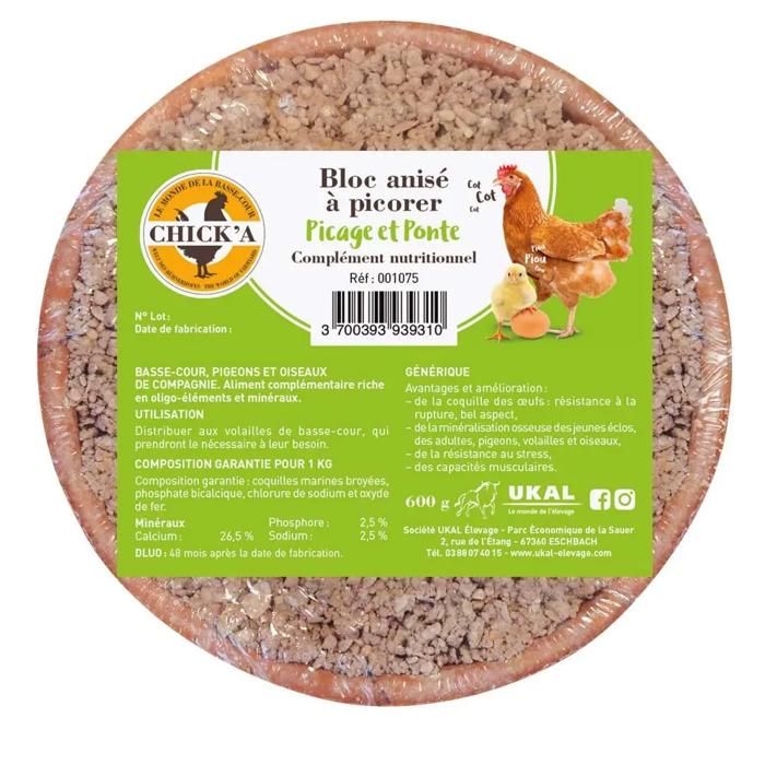 Bloc à picorer Chick'A