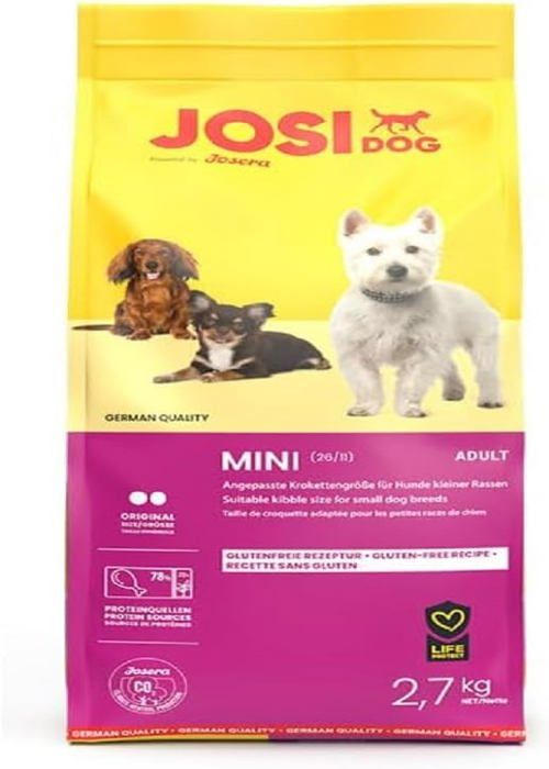 Croquette - JOSERA - Nourriture sèche - 2.7 kg - Chien adulte - Petit chien