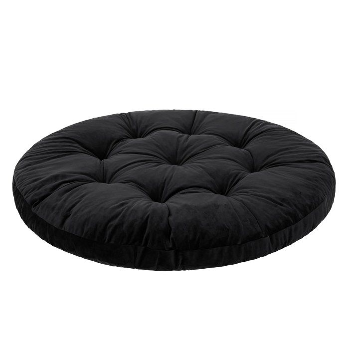 Bjird - Coussin pour Fauteuil Suspendu Oeuf - diamètre 92 cm Noir - Fauteuil Balancoire Chaise Oeuf