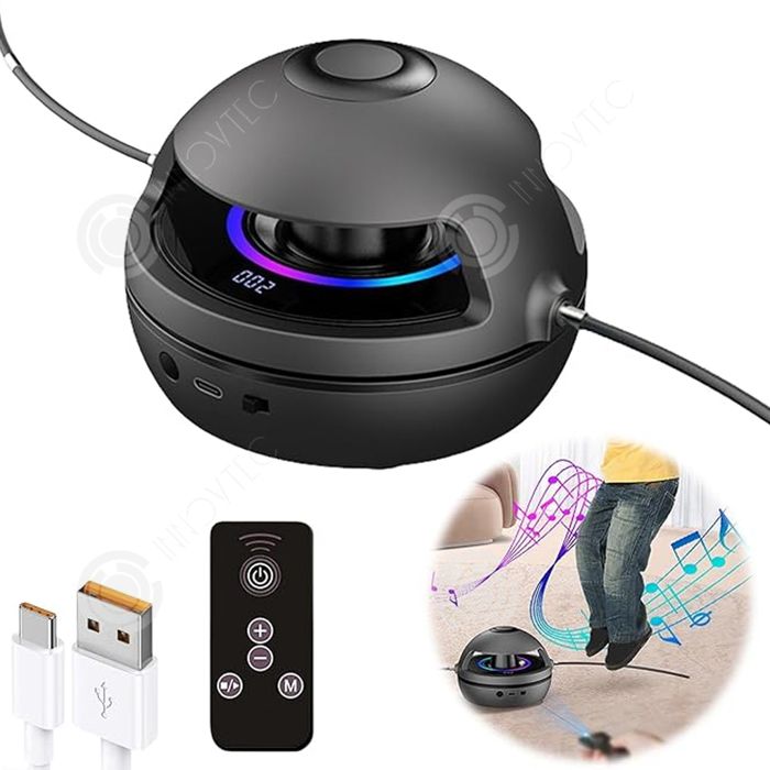 Corde à Sauter Intelligente Avec Compteur Automatique - Sans Fil, Télécommande, Batterie Rechargeable - Pour Fitness à La Maison, Bureau, Salle De Sport