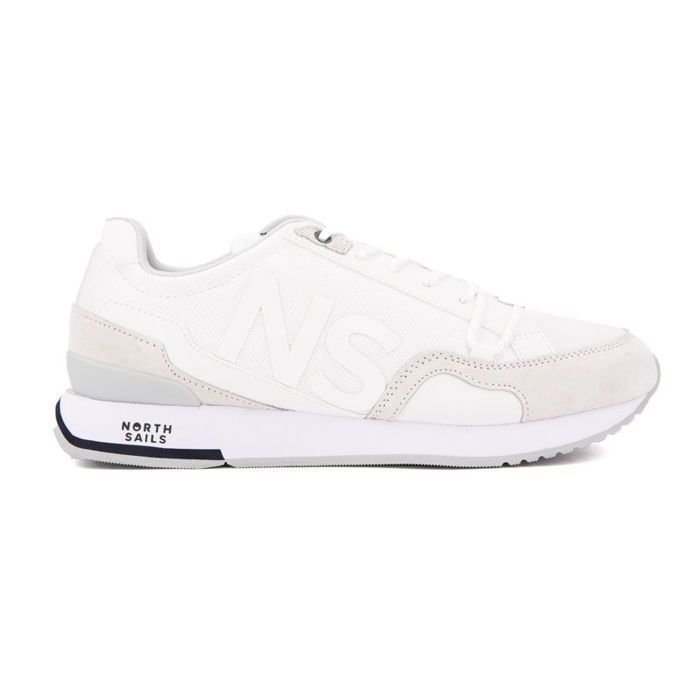 North Sails Baskets logo blanc hitch semelle liseré bleu Homme NORTH SAILS