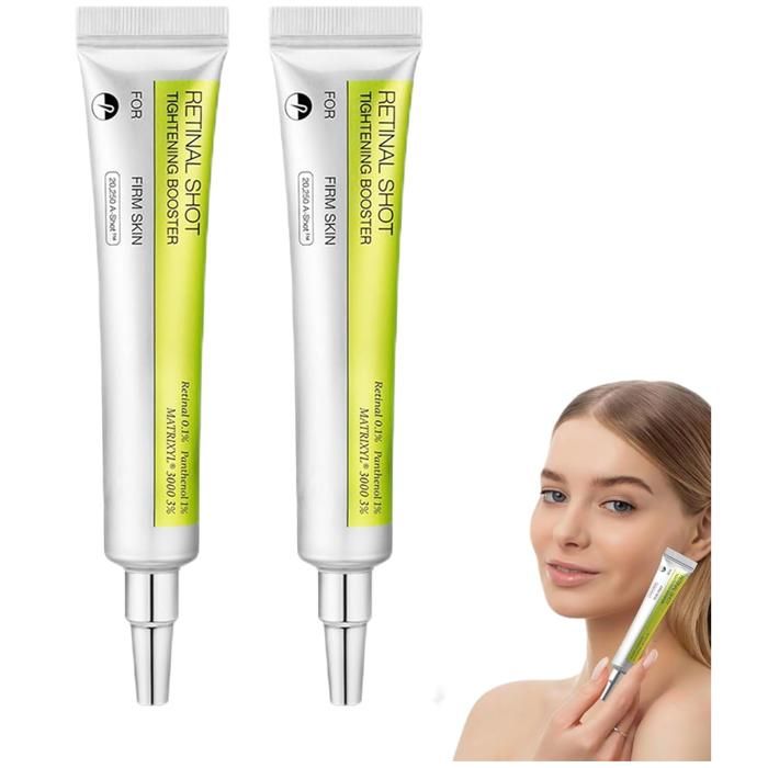 Retinal Shot Tightening Booster, 2 Pièces Retinol Shot Tightening Serums, Lotion Hydratante Pour Le Visage, Booster