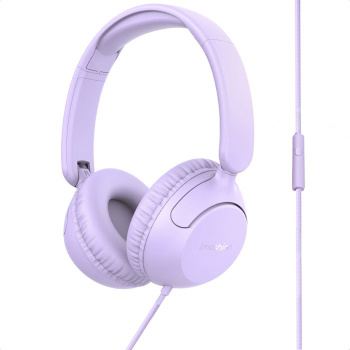 Casque filaires pour enfants - Câble AUX - Limiteur de décibels - Lavender Lilac