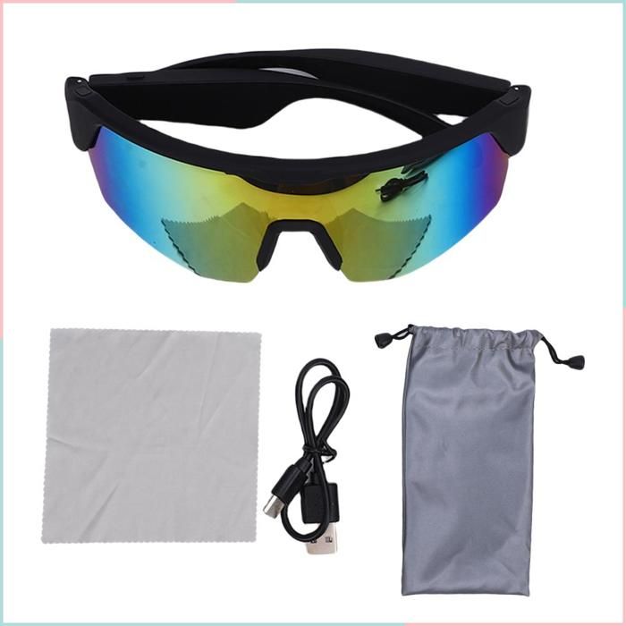 Cocosity Lunettes de soleil de sport intelligentes Lunettes de soleil intelligentes de sport IPX4 informatique microphone Couleur