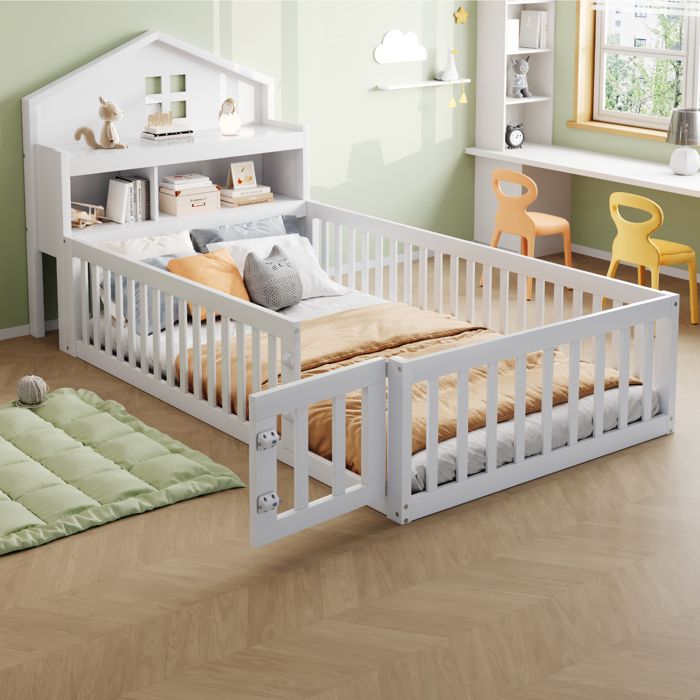 Lit Cabane Montessori Avec Barriere