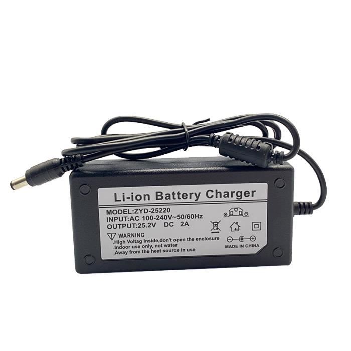 Batterie 24V 50Ah Pour Vélo électrique - Configuration 6S2P - Avec Chargeur Et BMS De Protection - Compatible Moteurs 50W à 500W