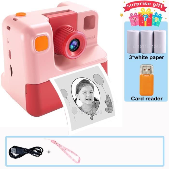 Caméra Photo numérique pour enfants, impression instantanée avec