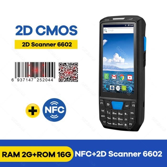 Terminal Portable Robuste SM5-T - Scanner Codes-barres 1D/2D - Android 13 - IP68 - 4G