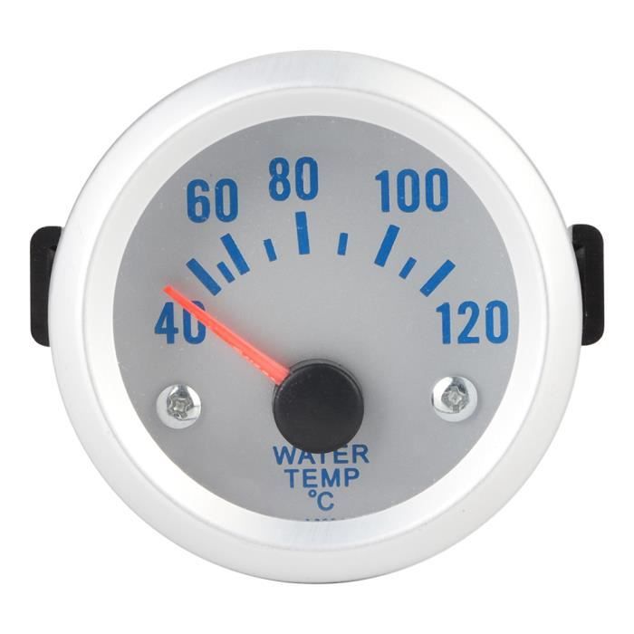 Acheter Voltmètre de température d'eau, jauge de voiture, compteur de  véhicule Automobile 0-100PSI, jauge de pression d'huile 2 52mm universel  12V