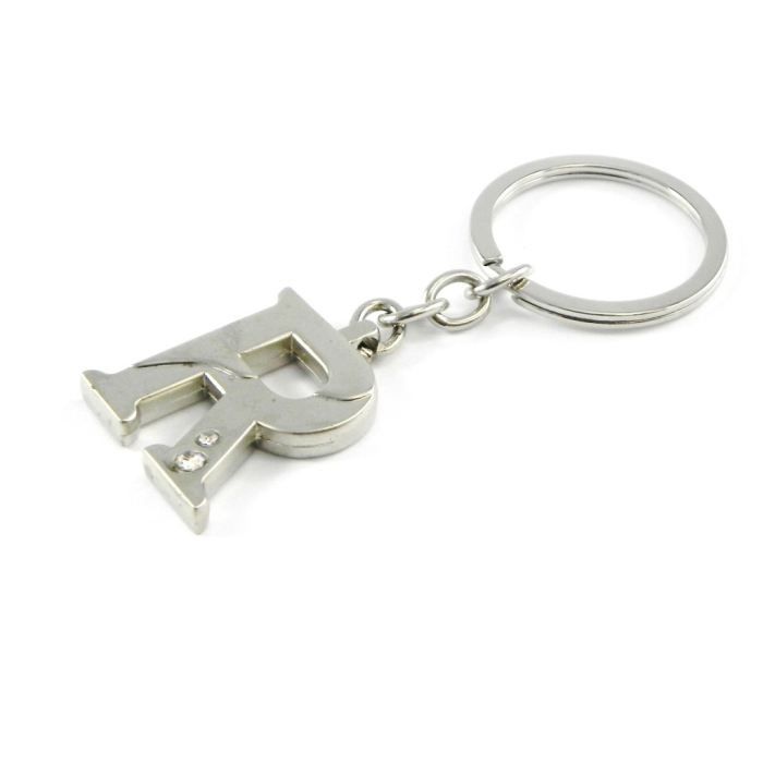 Tumundo 1 Porte-clés Trousseau Clavier Clé Clef Lettre Alphabet Nom Acier Couleur Or A B C Unisexe Bijoux, Varianté:M - Or