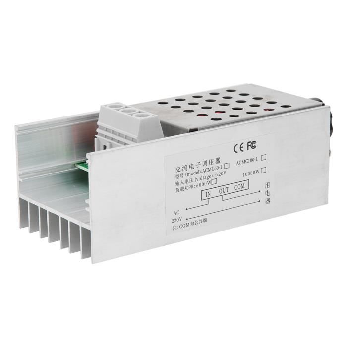 6000W SCR Régulateur De Tension Numérique Contrôle De Vitesse Variateur Thermostat AC 220V Pour Poeles Electriques Chauffe Eau Lampes Et Petits Moteurs Etc 6000W SCR Régulateur De Tension Numérique Contrôle De Vitesse Variateur Thermostat AC 220V Pour Poeles Electriques Chauffe Eau Lampes Et Petits Moteurs Etc