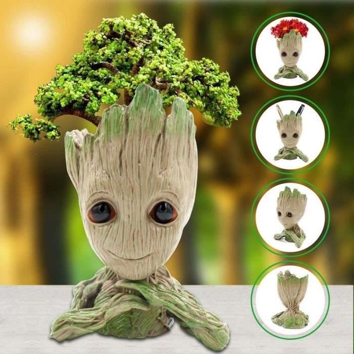 Pot De Fleur Groot Dessin Animé Figure Pot De Fleurs En Pot De Jardin Avec Trou Stylo Titulaire Meilleurs Cadeaux Pour Enfant