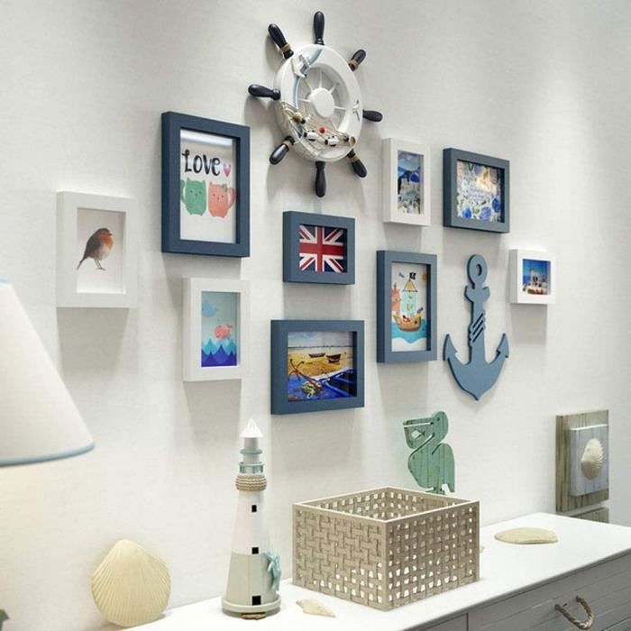 Cadres Photo Ensemble de Mur de Cadres Photo Grand Multi Ensemble de 12 ...