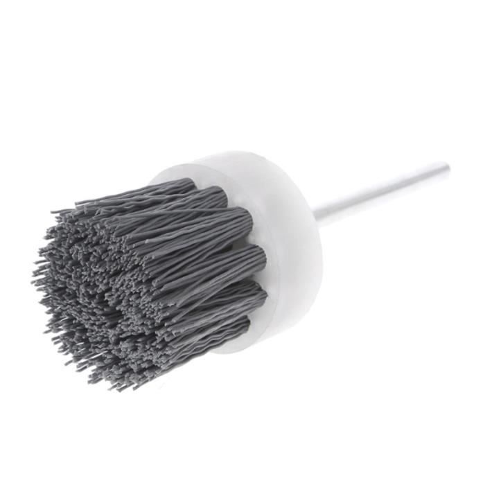 Lot De 50 Mini Brosses à Récurer Pour Dremel - Diamètre 25 Mm, Grains 120 à 800 - Pour Polissage, Dérouillage