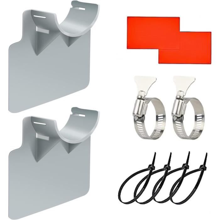 ROSIER - Lot De 2 Supports De Tuyau De Piscine  30-37 Mm  En Plastique Pour Tuyau De Piscine Hors Sol Accessoires De Piscine Bleu Vebtles 34147 B