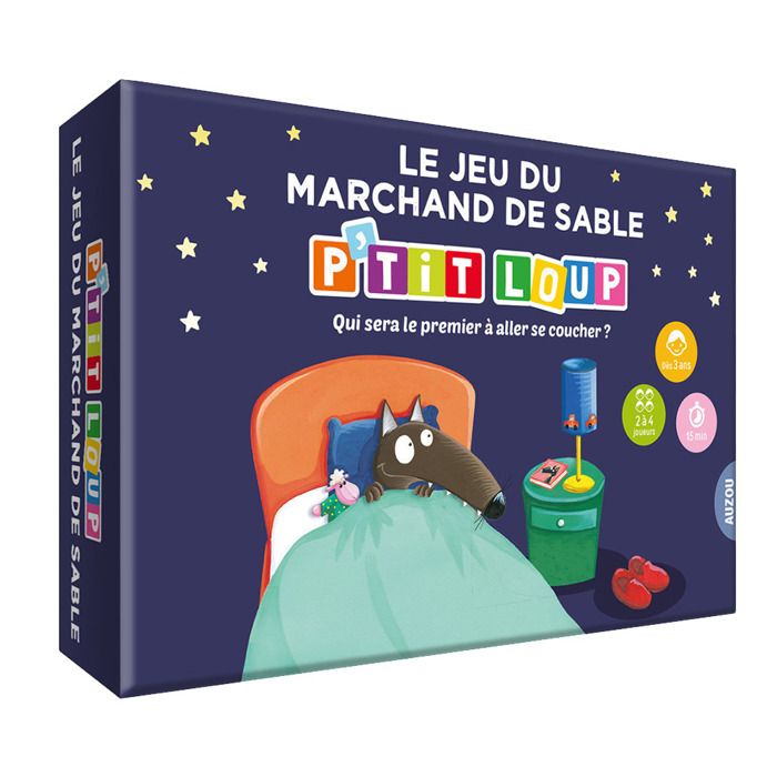 Jeux de carte - Auzou - Le jeu du marchand de sable ptit loup - Bleu
