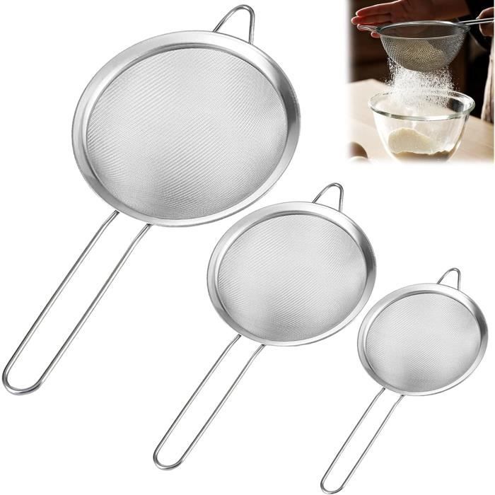 NOLITOY Filtre à Peinture Acier Inoxydable – Passoire Fine Réutilisable Pour Peinture, Essence, Kérosène