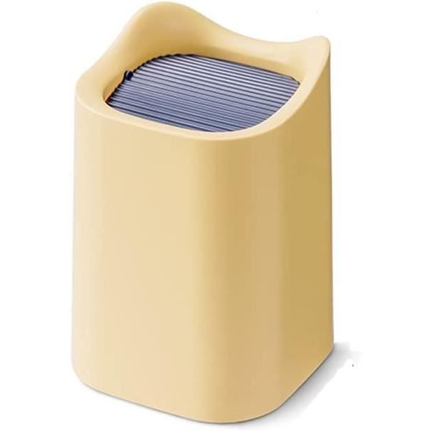 Sakamura Mini Poubelle de comptoir - Petite Poubelle de 2 litres avec