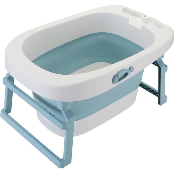 Baignoire Bebe Pliante Et Extensible 3 En 1 Bleu Haute Qualite Cdiscount Puericulture Eveil Bebe