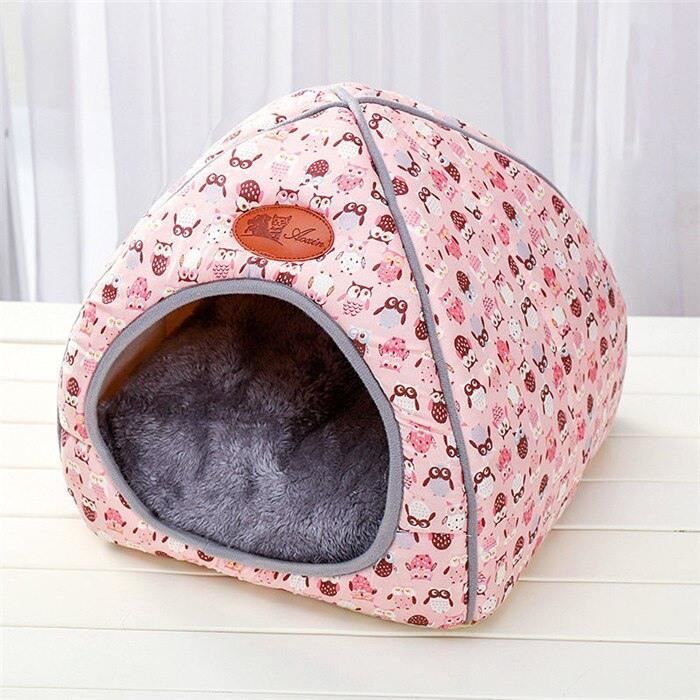 Version 3 L Tout Chat Chaud Grotte Belle Arc Design Chiot Hiver It Aison Chenil Polaire Doux Nid Pour Petit Oyen Chien 79 Achat Vente Corbeille Coussin Version 3 L Tout Chat Cdiscount