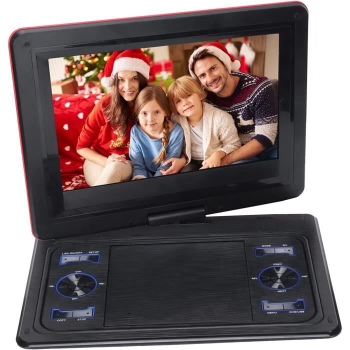 Lecteur DVDCD Portable avec Grand écran Pivotant, Lecteur DVD Portable 10 Pouces Prenant en Lecteur DVDCD Portable avec Grand écran Pivotant, Lecteur DVD Portable 10 Pouces Prenant en