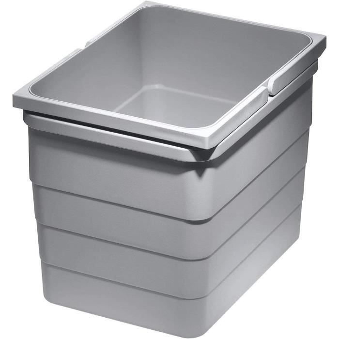 Seau À Ordures Grandes Poubelles Classées Corbeille Carrée Recycler La