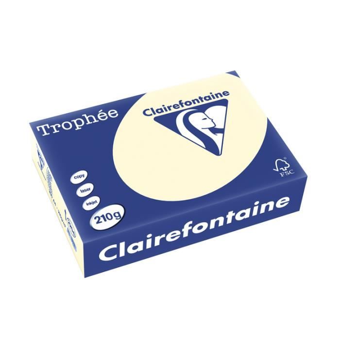 Papier ClairALFA - Lot De 4 Ramettes A4 210g/m² - 250 Feuilles Blanc - Certifié PEFC
