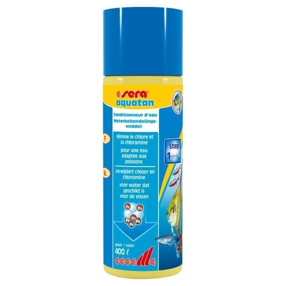 Soin de leau - Sera Aquatan 100 Ml - Poisson deau froide - 100 Ml - Aquariums Soin de leau - Sera Aquatan 100 Ml - Poisson deau froide - 100 Ml - Aquariums